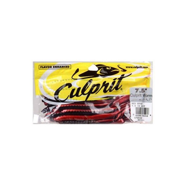 Big Rock Sports 18CT 75 RED Shad Worm C720-02 - main